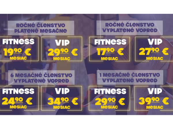 clenstvo FIT UP