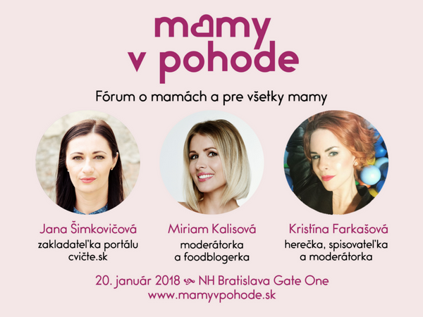 Konferencia, aká u nás chýbala. Prichádzajú Mamy v pohode