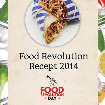 Medzinárodným receptom Food Revolution Day 2014 je farebný šalátový wrap