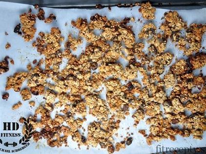 chrumkavé zapekané fitnes müsli
