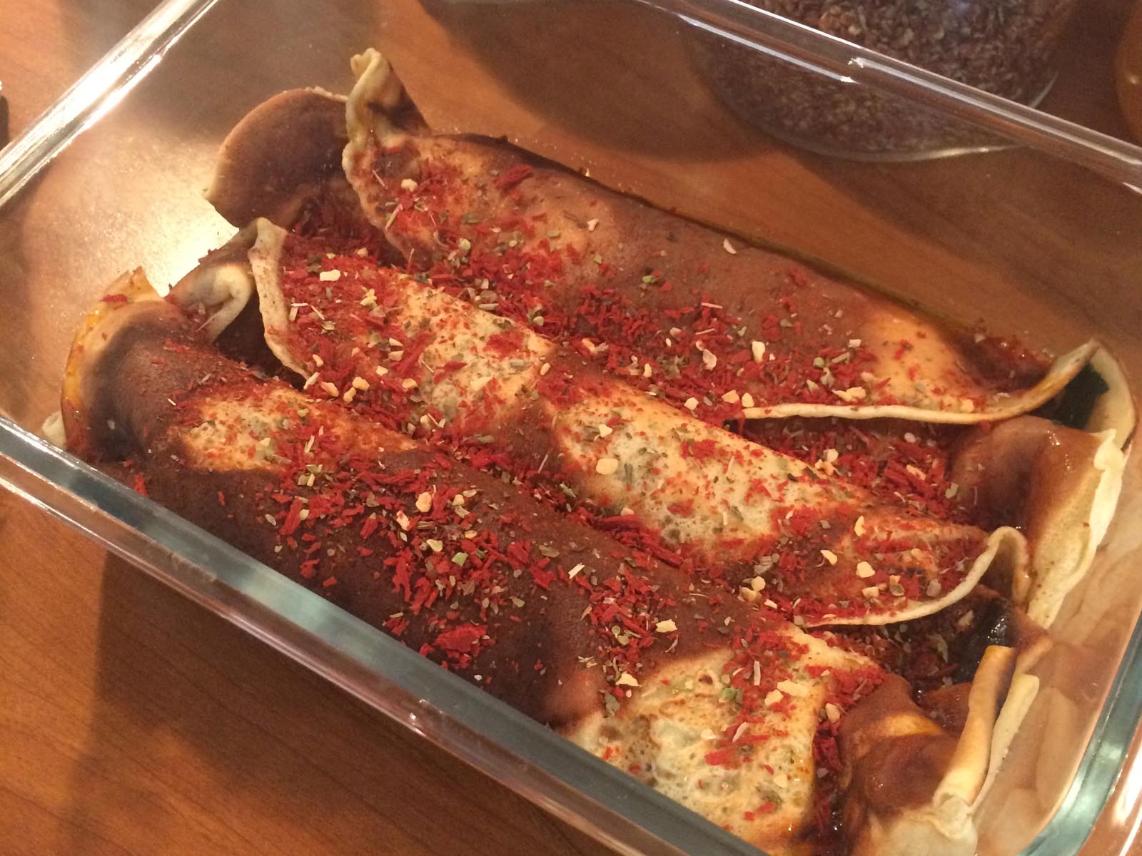 Zapekané špaldové palacinky
