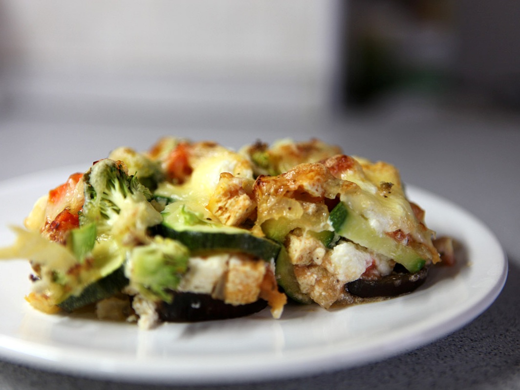Zeleninová lasagne bez cestovín (bezlepková)