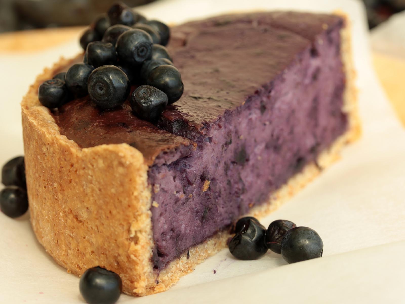 Čučoriedkový cheesecake