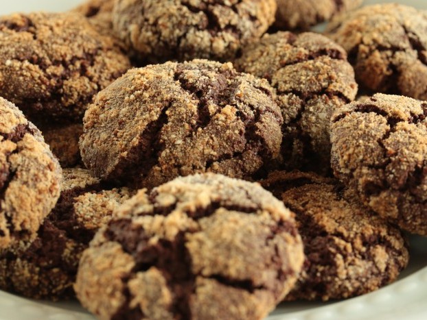 Čokoládovomandľové crinkles bez lepku