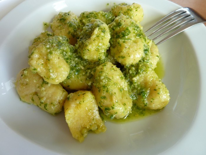 Domáce zemiakovo batátové gnocchi