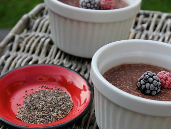 Kakaový chia puding