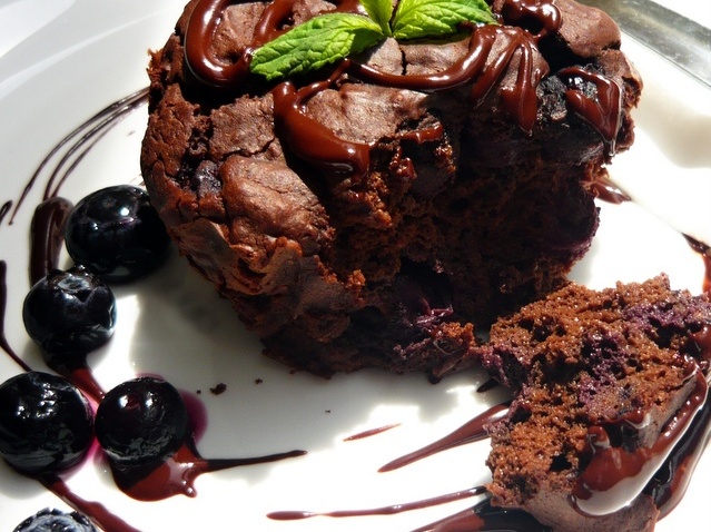Zdravé čokoládové cupcakes (proteín) bez múky