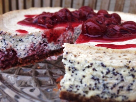 Makový cheesecake