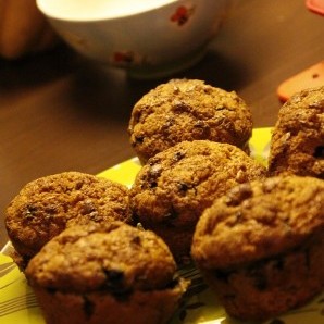Čučoriedkové muffiny