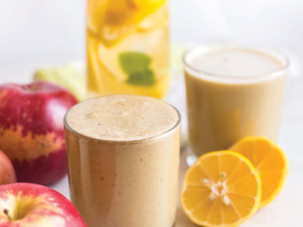 Energický nougat milkshake