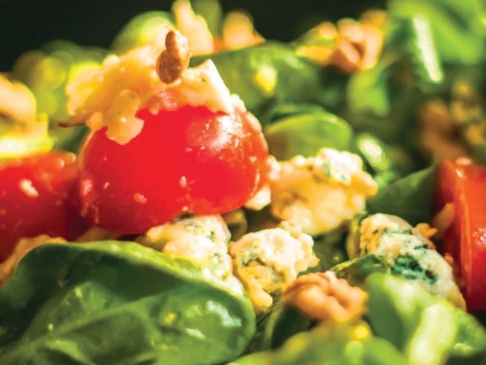 Blue salad